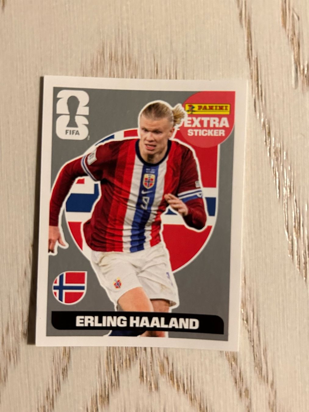 Panini Carte collezionabili: Erling Haaland silber Extrasticker Panini WM 2026 – Nuovo (secondo la descrizione) da Einsiedeln venduto da rotermilan