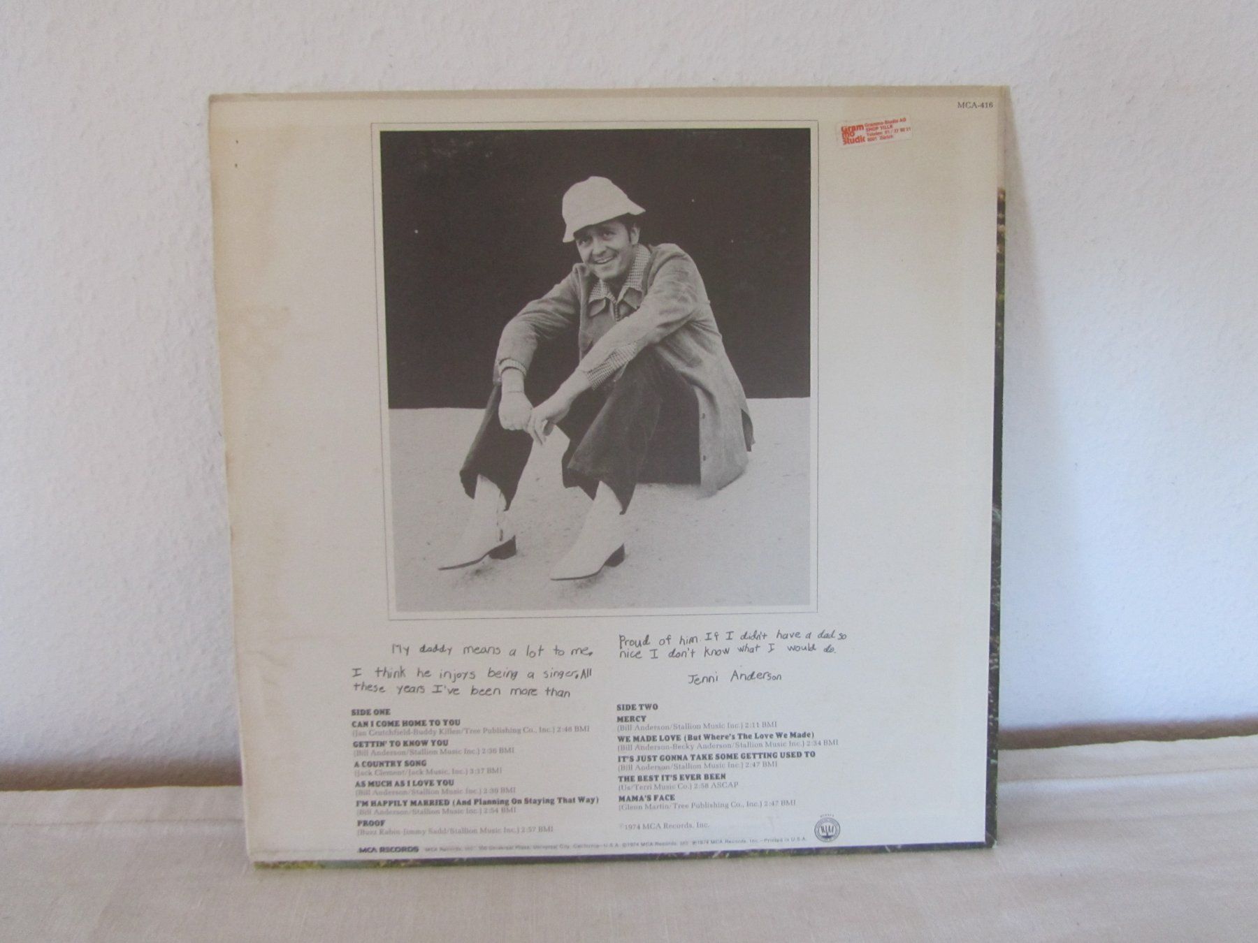 Dischi in vinile: Whispering Bill Anderson – Usato da Seengen venduto da mikelele 3