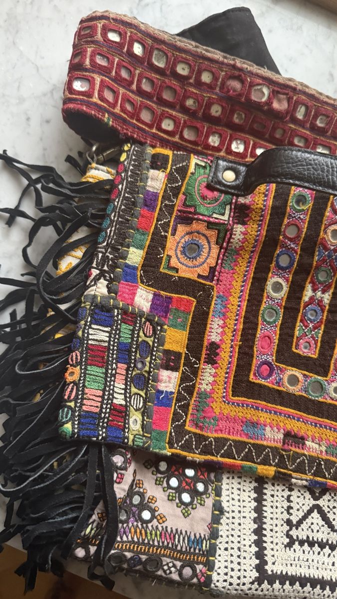 Borse da donna: Boho Tasche Fransen original aus Indien – Usato da Zürich venduto da NorinaAurora 2