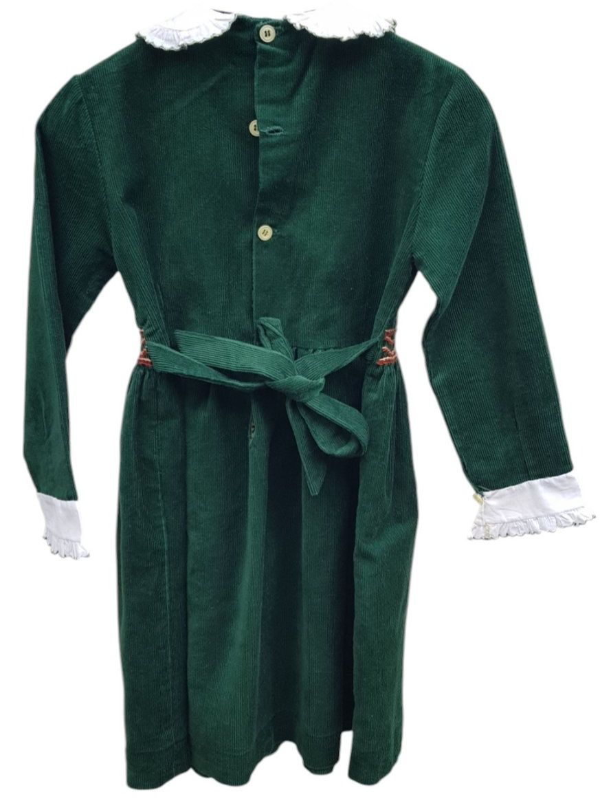 Vestiti & Gonne: Kinderkleid Vintage dunkelgrün – Usato da Mörschwil venduto da lindaswunderkiste 1