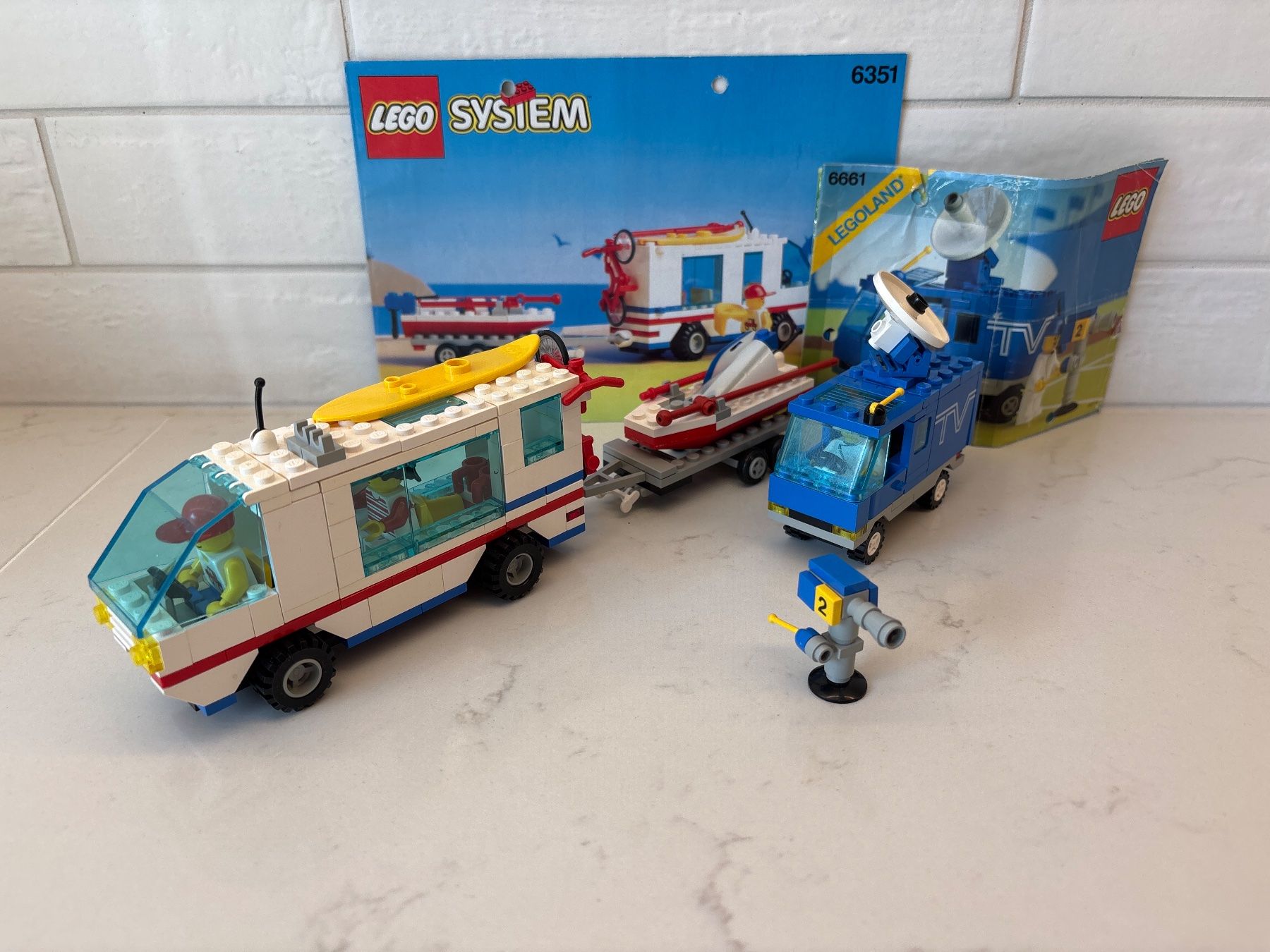 Lego Baukästen: Lego System 6351 et 6661 et instructions – Gebraucht aus Gollion von Hampton