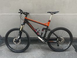 Canyon FS10 Fully MTB Bike orange schwarz Grösse L