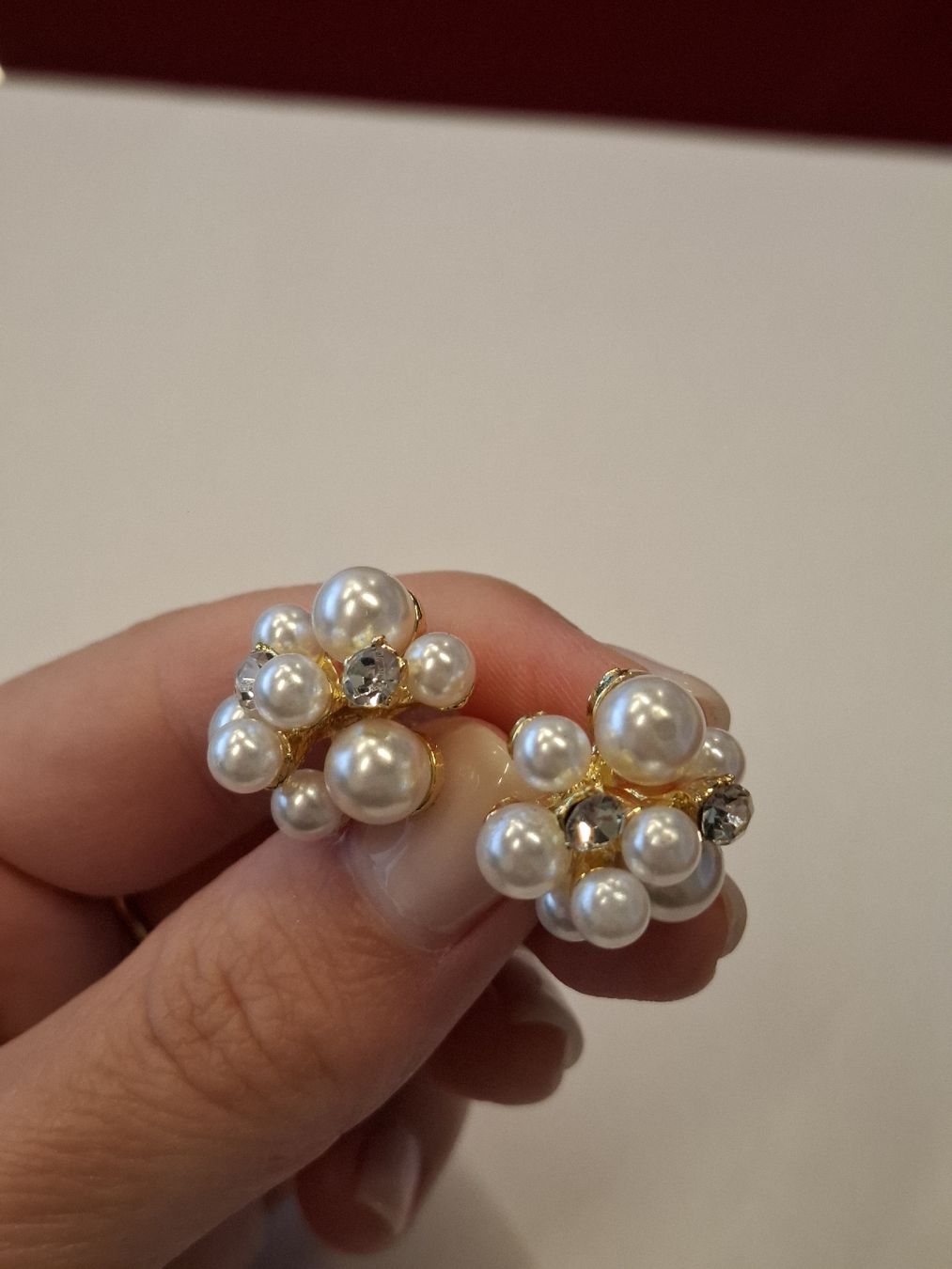Boucles d'oreille: Orecchini con perle e zirconi – Neuf avec emballage d'origine à Camorino par ros_cj5f