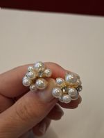 Orecchini con perle e zirconi