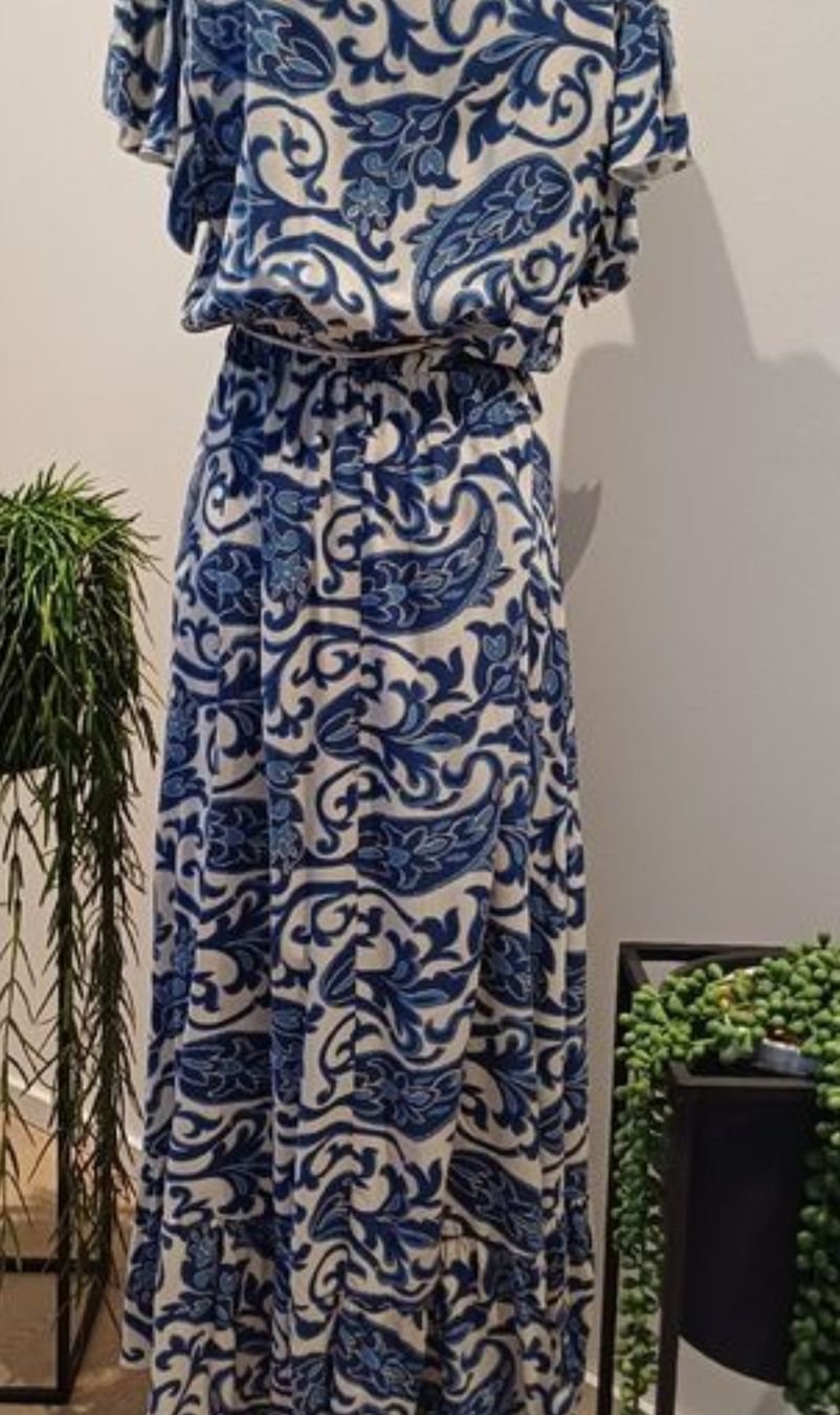 Vestiti: Sommerliches Maxikleid mit Blumenmuster, Grösse M – Usato da Arlesheim venduto da savina01 2