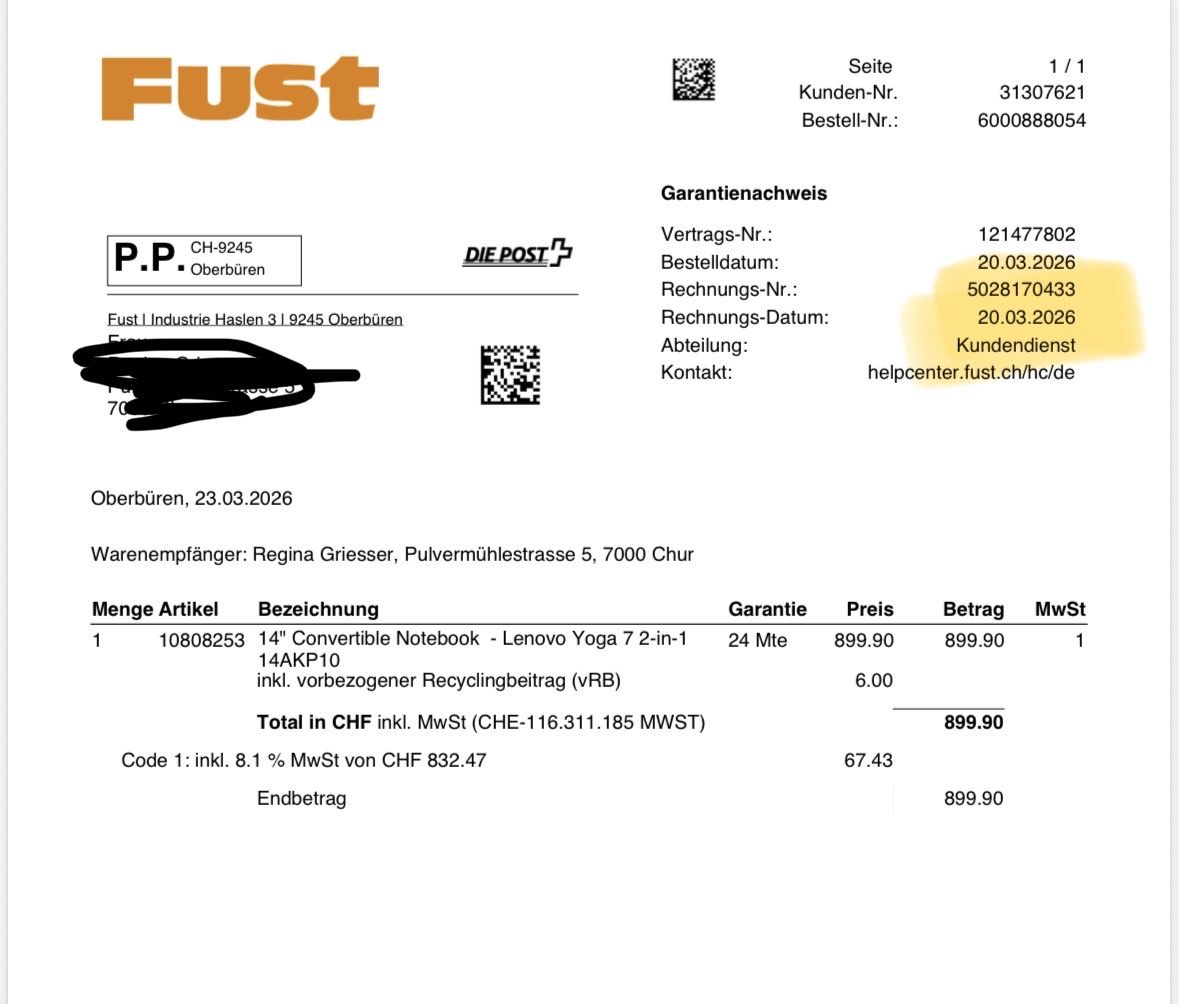 Lenovo Notebooks: Lenovo Laptop – Gebraucht aus Chur von ginify 2