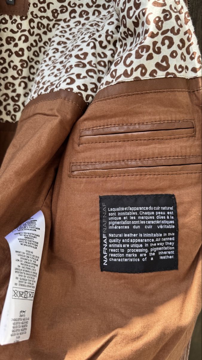 Nafnaf Giacche: Leder Jacke Naf Naf , gr.36 – Usato da Maschwanden venduto da yaster 5