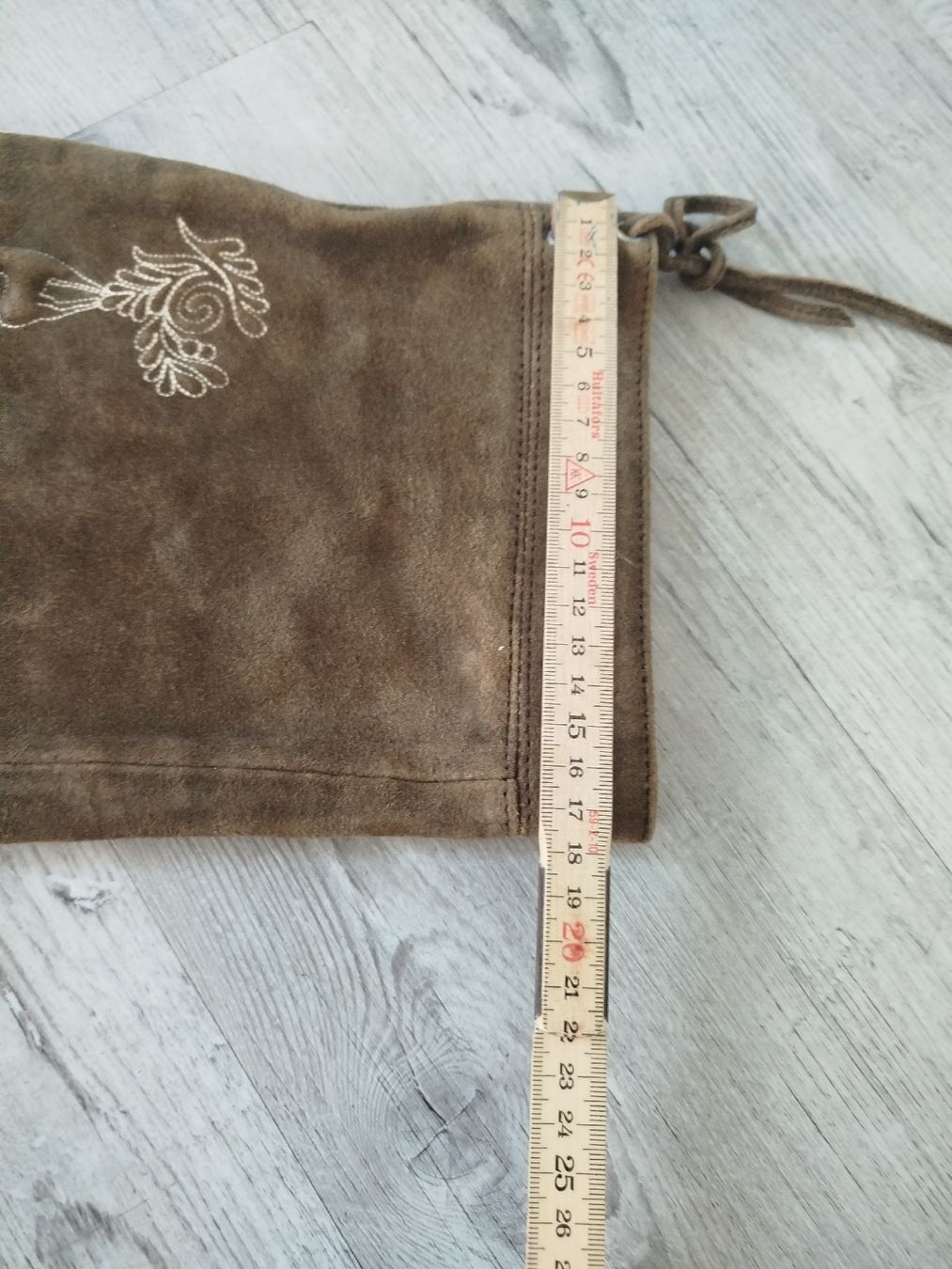 Pantaloni: Leder Trachtenhose der Wildschütz Gr. 46 – Usato da Glashütten venduto da lightmoon 5