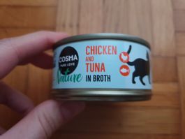Katzenfutter Cosma - Chicken and Tuna in Broth 70g