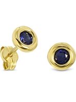 Ohrringe mit Saphir aus Gold am