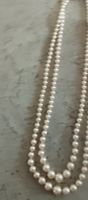 2-reihige Perlenkette mit 800 Silber-Verschluss. Sommerlich!