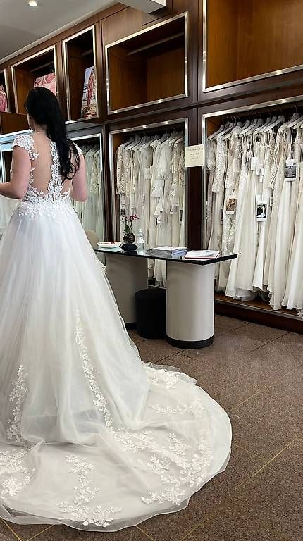 Vestiti: Abito da sposa Nicole Milano 2023/2024 – Usato da Vacallo venduto da ElenaL 4