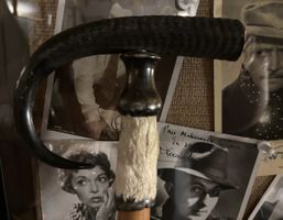 Rarität! Antiker Gems-Horn& Huf Wanderstock. ( ~ 1905!)