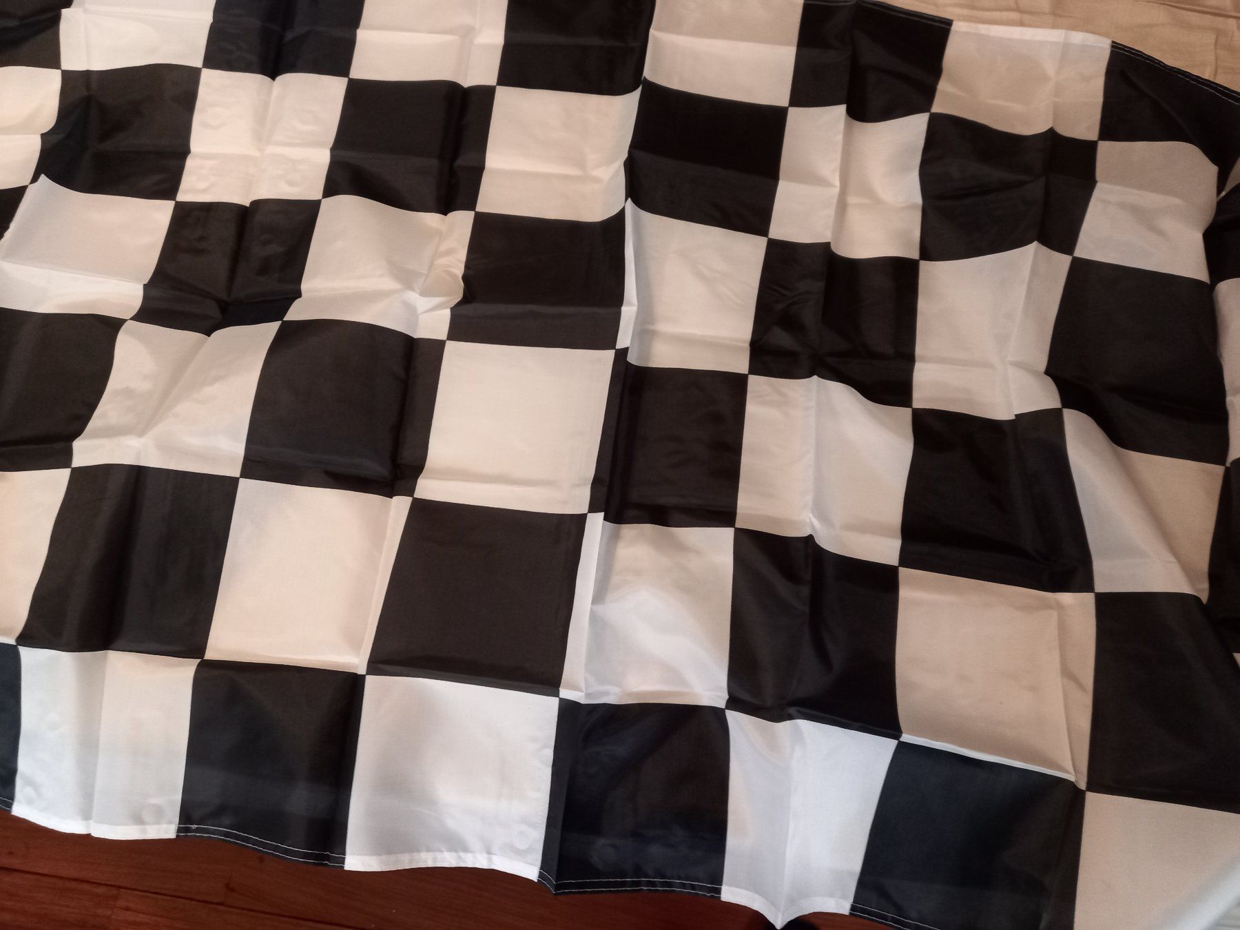 Fahnen: 2x Rennflagge karierte Flagge Drapeau drapeau damier Racing – Neu (gemäss Beschreibung) aus Bussigny von NATURALO