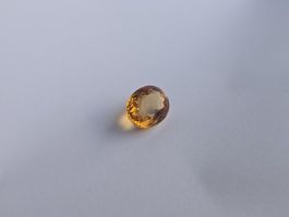 Citrine naturelle 7,7 carats – superbe couleur dorée cognac 