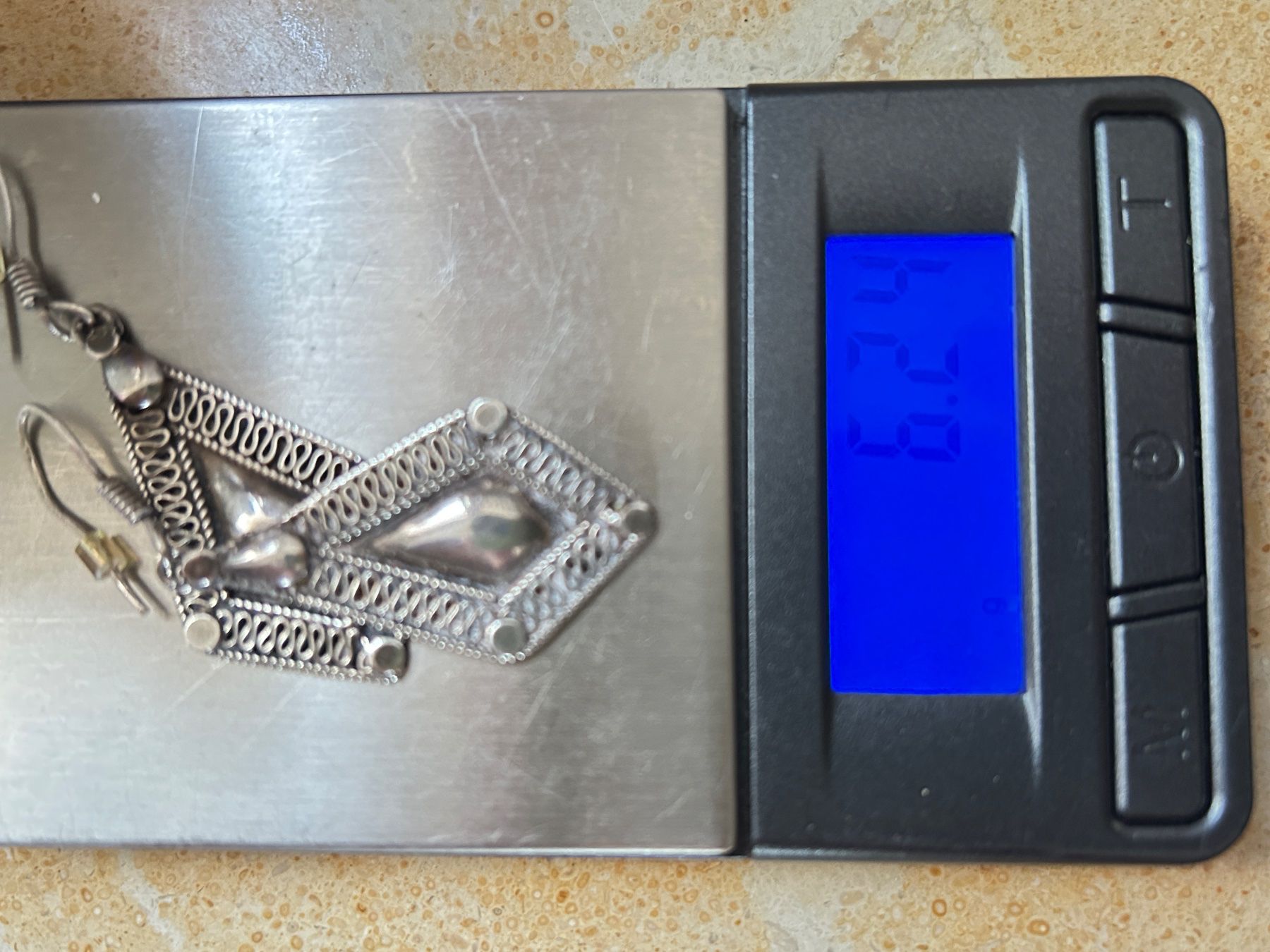 Ohrringe & -stecker: Silber Ohrhänger 925 Rautenform Vintage – Gebraucht aus Dittingen von Bijoubelle 5