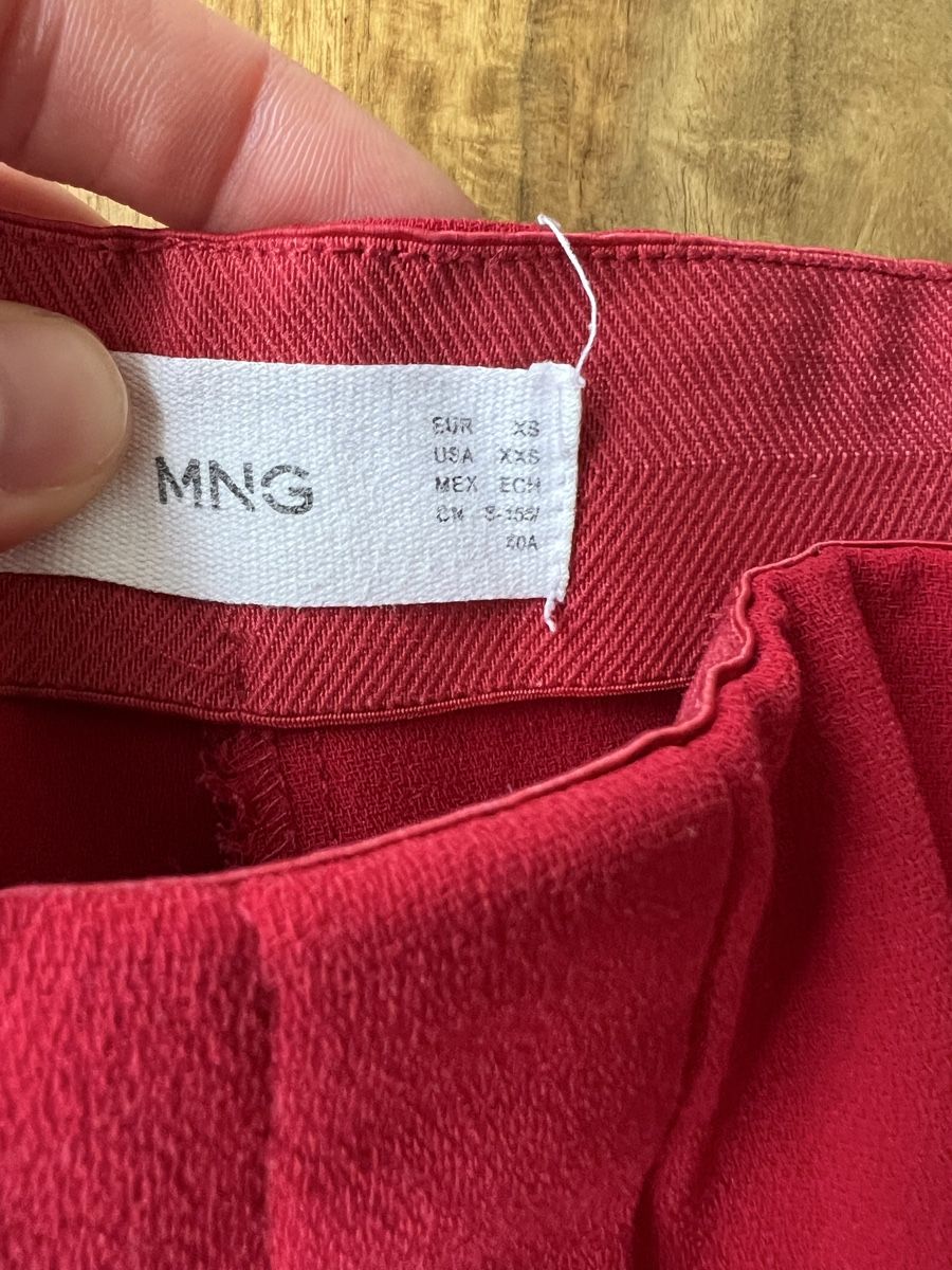 Mango Pantaloni: Mango straight stoff hosen pants anzug – Usato da Zürich venduto da sellingmystuff1 1