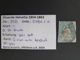 Strubel 23 B SBK 160.- mit Bestimmung sehr gute Erhaltung