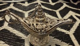 Aladdin Lampe ARSAL deko metallisiert Made in Turkey