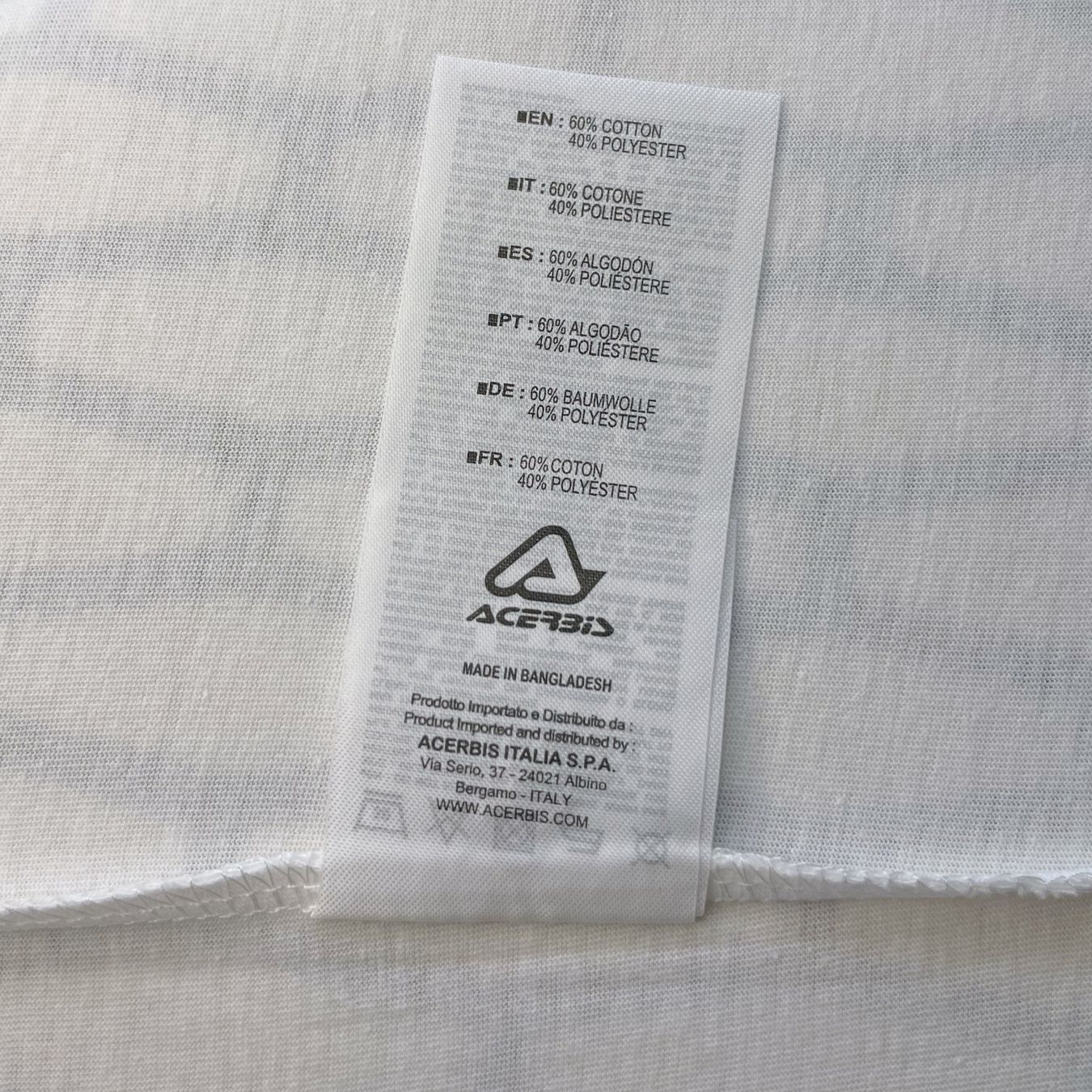 T-Shirts: Acerbis - EASY T-Shirt Uomo White - M – Neu und originalverpackt aus Bioggio von oxanacas 3