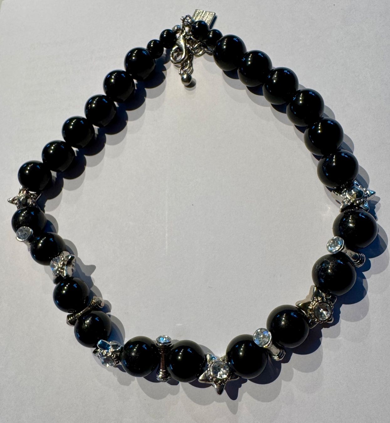 Catenine: Halskette schwarz-silber – Usato da Balgach venduto da Pumuckl03