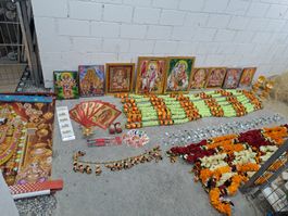 Party-Deko-Set - Thema "Indien" - *fabrik-neu*