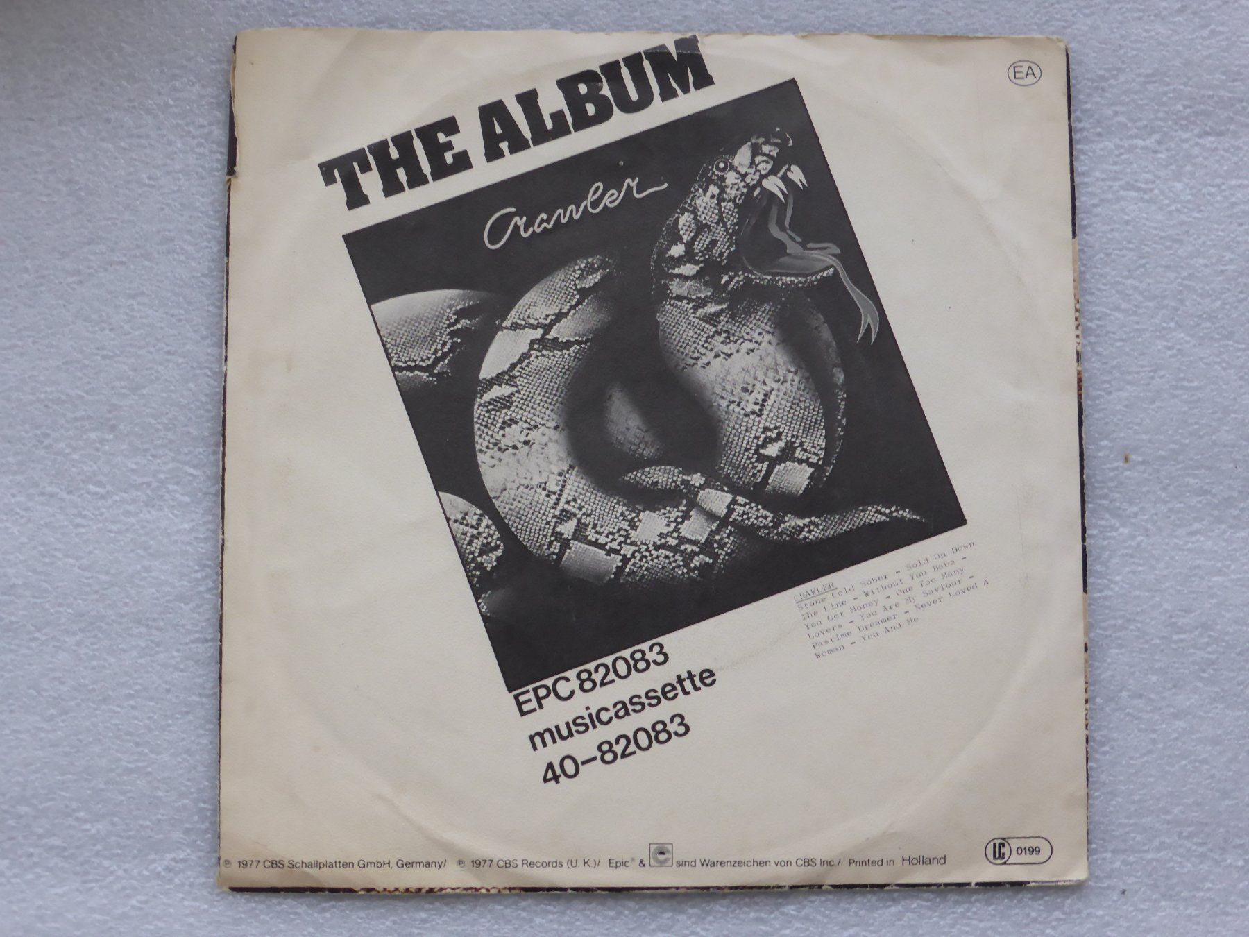 Schallplatten: Vinyl Single  CRAWLER – Gebraucht aus Küssnacht am Rigi von Mondkinder 3