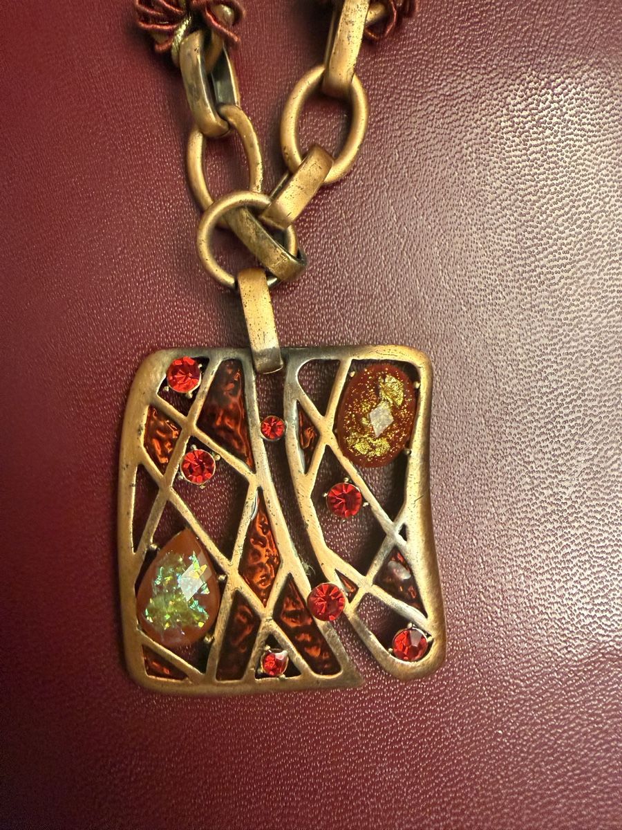 Catenine: Stylish Square Pendant Necklaceo – Nuovo (secondo la descrizione) da Glis venduto da lus_sx55 1