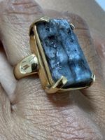 Goldring 18k mit Alexandrit