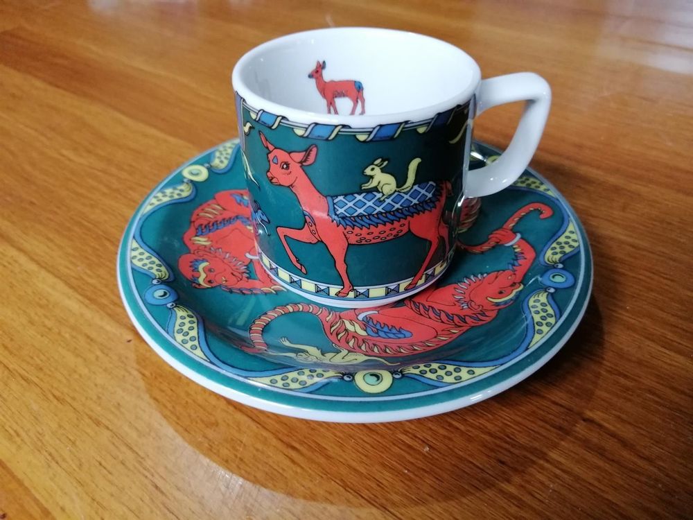 Bopla Espressotasse, Wildlife, Reh, grün (Gebraucht) in Burg AG für CHF ...