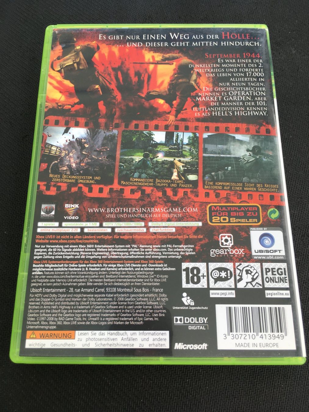 Microsoft Spiele: Brothers in Arms Hell's Highway - Xbox 360 – Gebraucht aus St.Gallen von sjosjo 1
