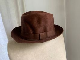 Herrenhut Borsalino Braun gr. 55 Vintage