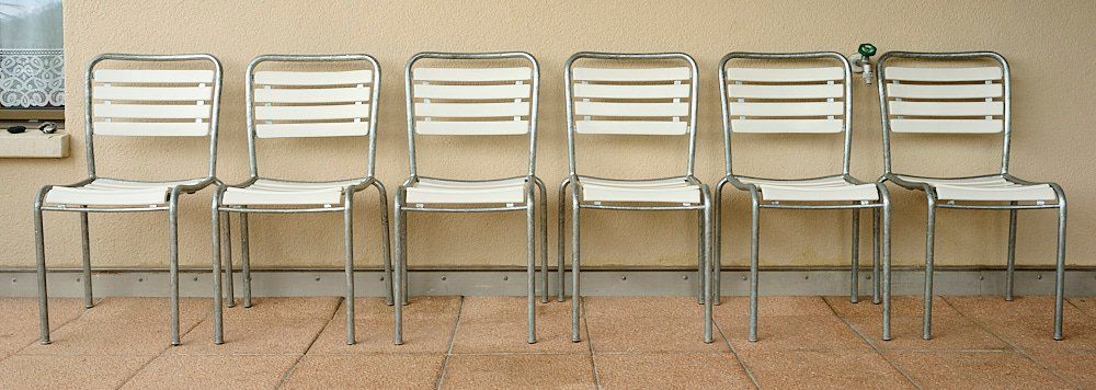 Bigla Sedie: 6er Set komplett restaurierte Bigla Gartenstühle – Usato da Zetzwil venduto da indira60 1