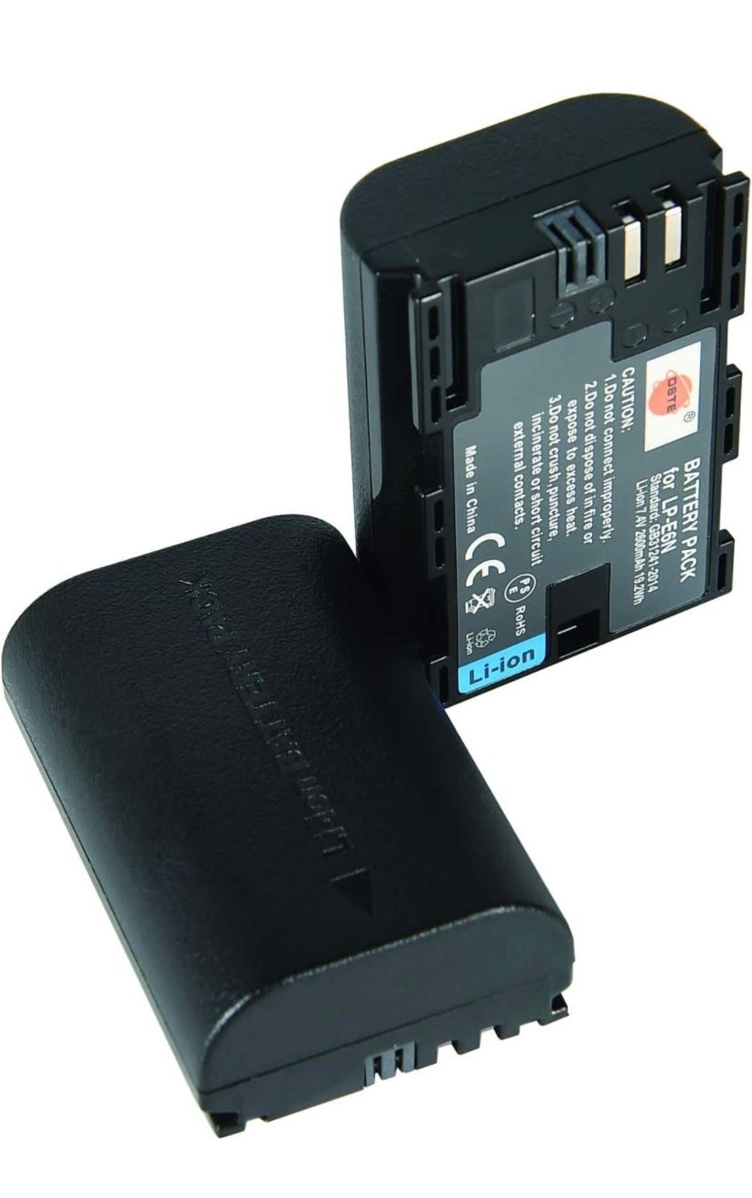Canon Akkus: DSTE LP-E6NH 2600mAh für Canon – Neu und originalverpackt aus Fulenbach von Pixelshop 1