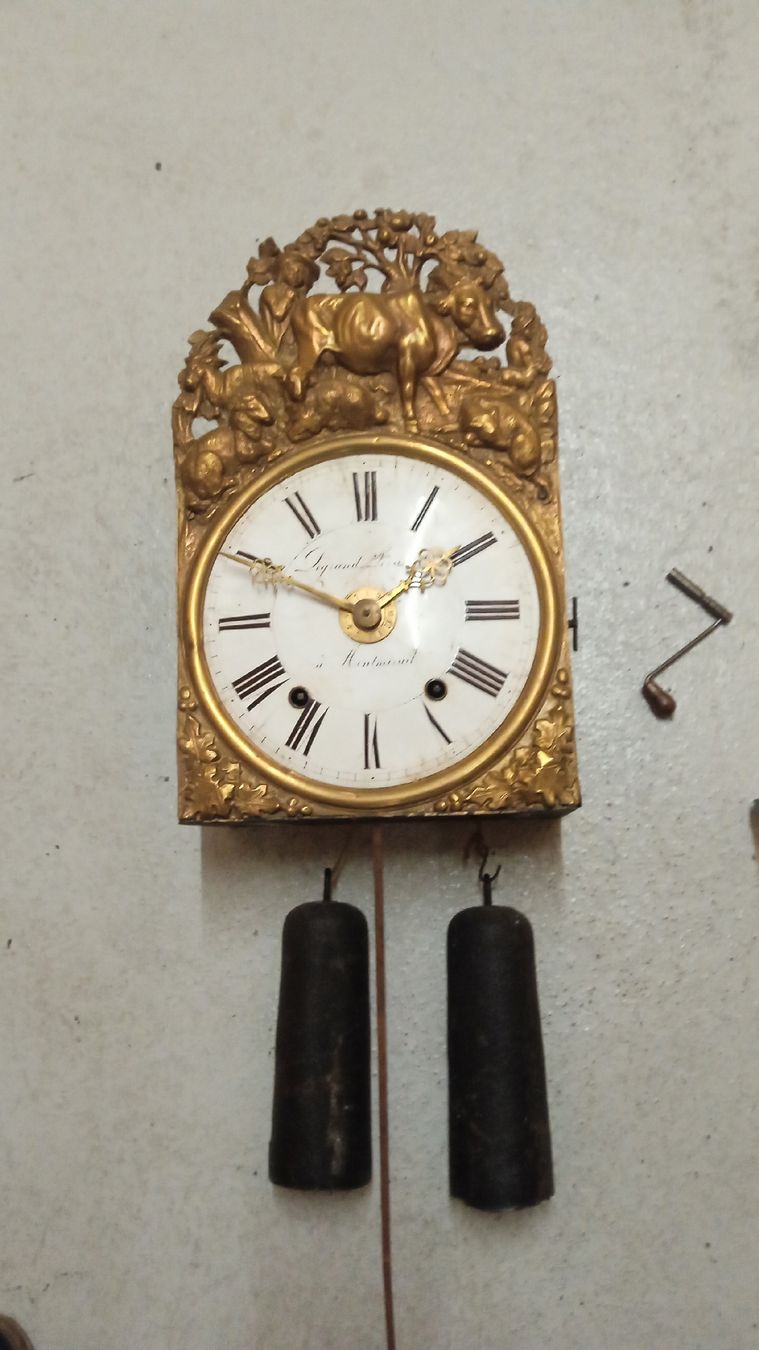 Orologi da terra & Orologi da parete: Antike Wanduhr mit Pendel – Usato da Biel/Bienne venduto da geo_8dsy 1