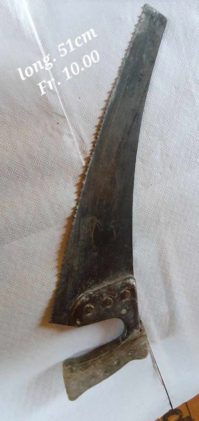 Seghe: Scie ancienne à bois – Usato da Moutier venduto da gvmv