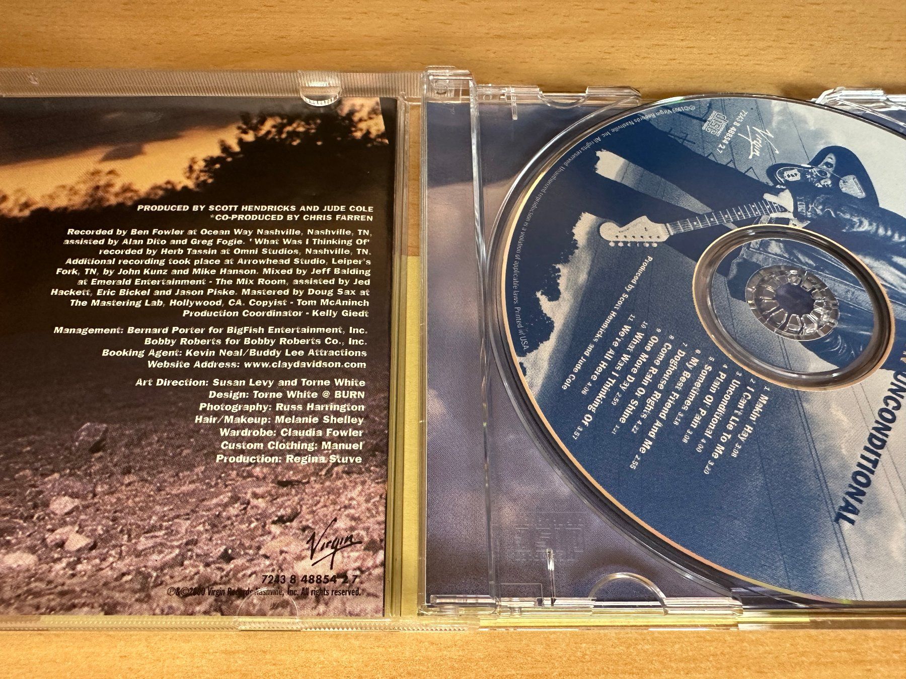 CD: Clay Davidson – Unconditional – Usato da Rikon im Tösstal venduto da Alpenmutz 2