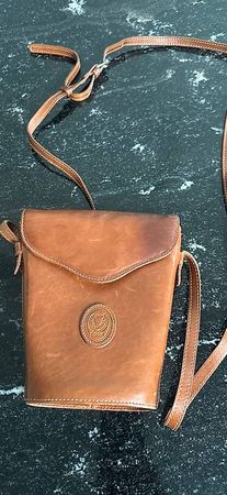 Vintage Echtleder Tasche, guter Zustand