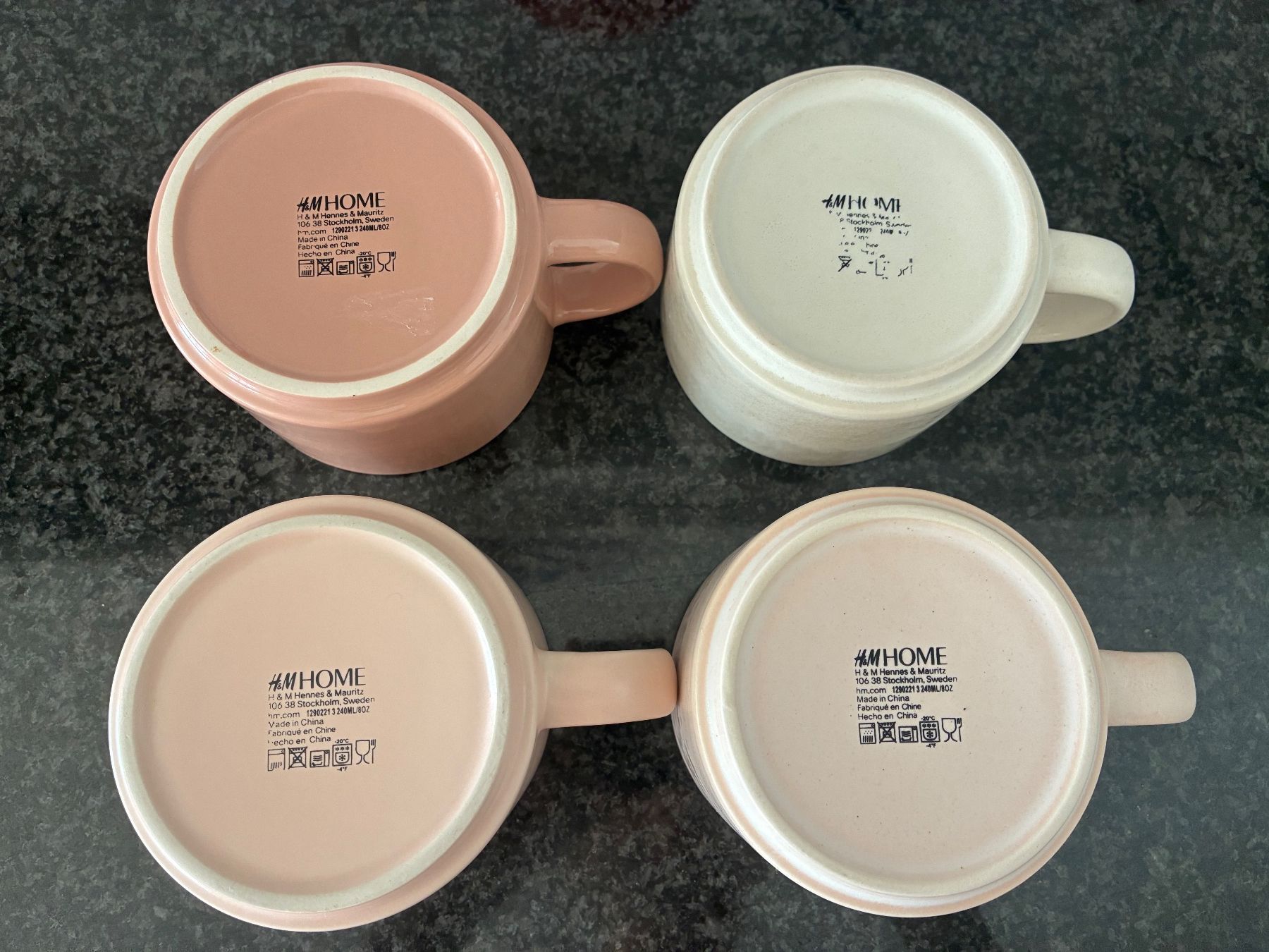 Tazze: 4 Tassen Pastellfarben – Usato da Basel venduto da thr_5wxq 4