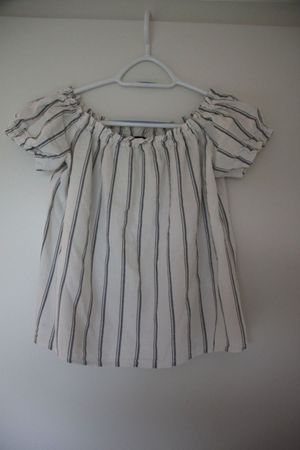 Sommerliches Off-Shoulder Top mit Streifen, Gr. S, Vero Moda