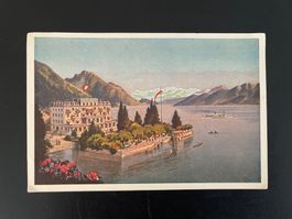 AK LU Hotel Beau-Rivage und Löwen, Weggis