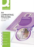 Q-CONNECT® Laminierfolien glänzend A4, 25 Stk.
