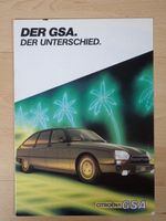 Citroen GS GSA - Prospekt Deutschland 7.83 - N041