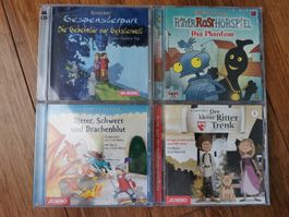 4 x Kinder-Hörspiele CD: Ritter Rost, Gespensterpark u.a.