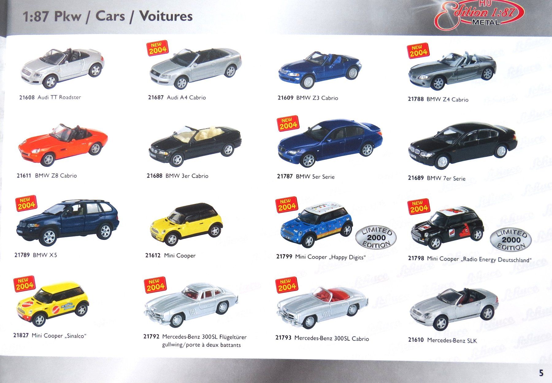 Schuco Modellini d'auto: Schuco 1:87 Katalog von 2004 – Nuovo (secondo la descrizione) da Ettingen venduto da campione_1 3