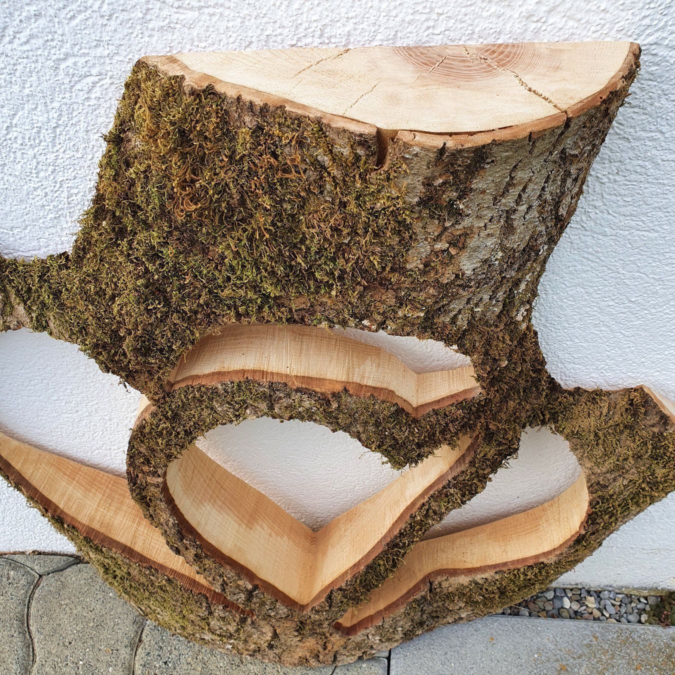 Sculture & Statue: Holzskulptur Doppelherz – Nuovo (secondo la descrizione) da Ottenbach venduto da WoodGallery 3