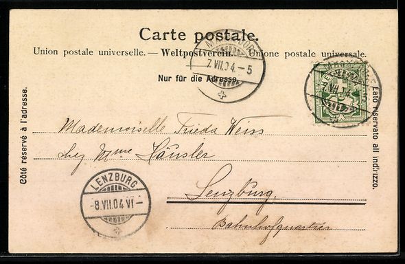 Cartes postales: AK Männedorf, Ortsansicht am See – D'occasion à Berlin par bartko-reher 1