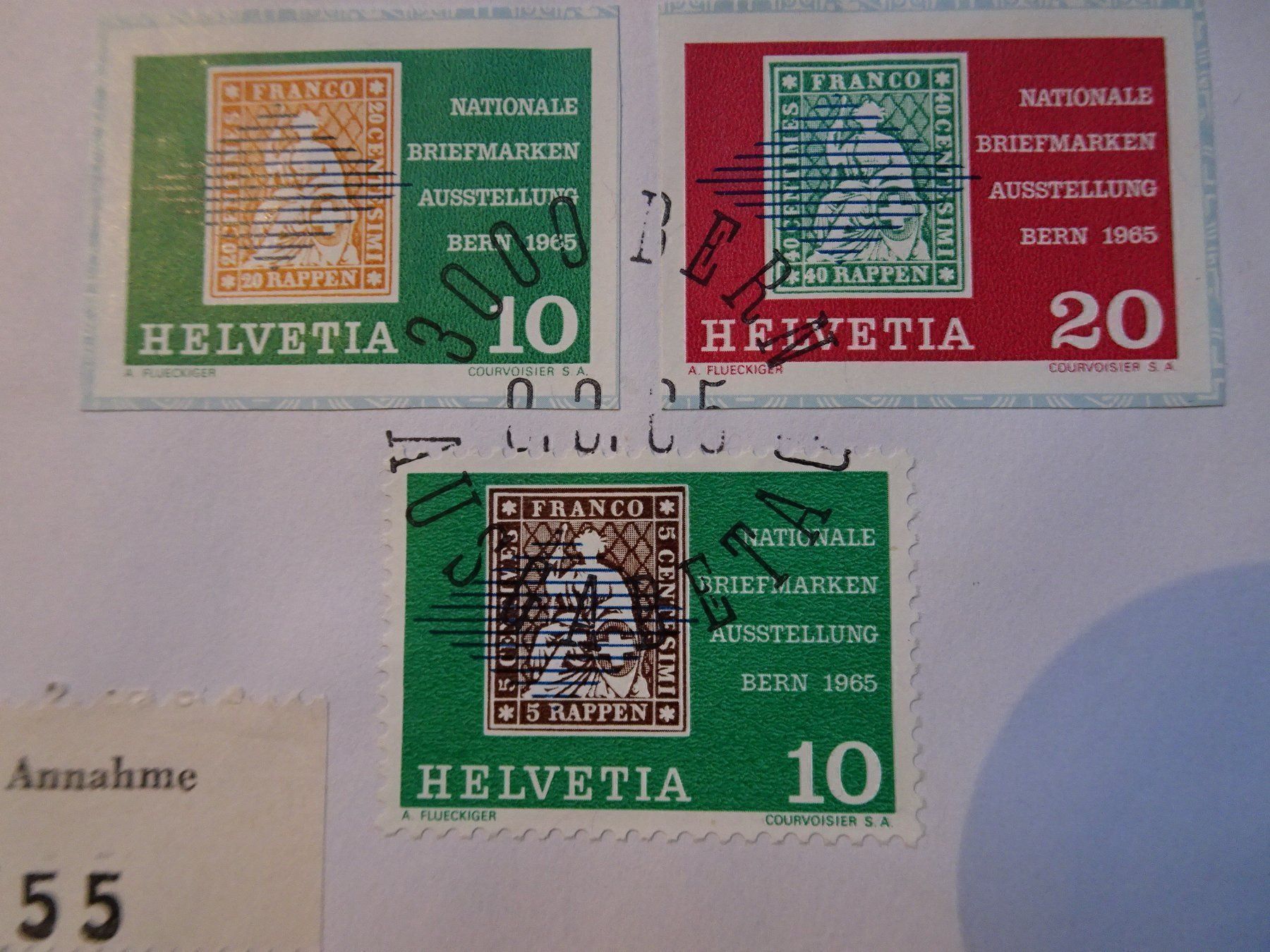 Alle Briefmarken: FDC 1965 – Gebraucht aus Aadorf von Chnorli-Furz 1