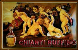 Blechschild 3D-CHIANTI RUFFINO
