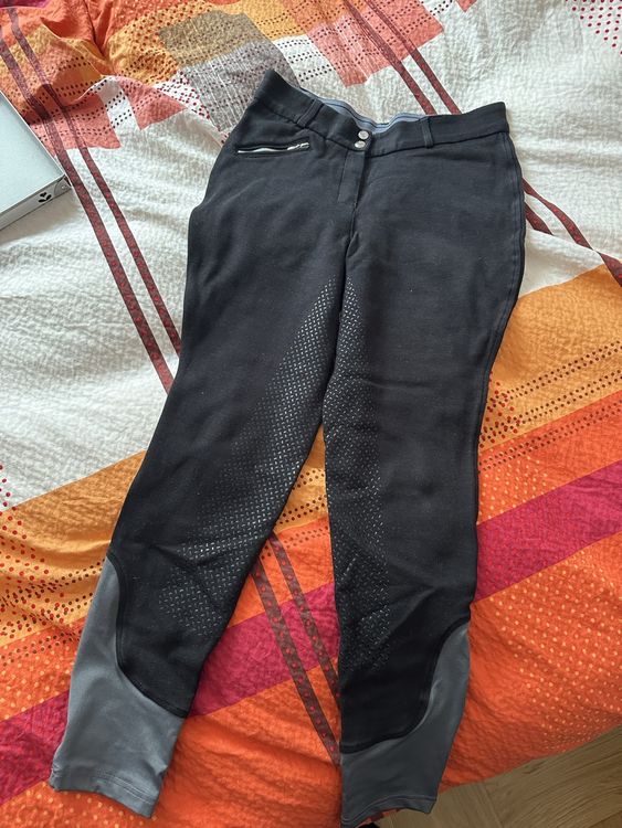 Minetom Donna Pantaloni Da Equitazione Leggings Da Equitazione Con Rinforzo Completo Tasca Portacellulare Z Blu S 103950648